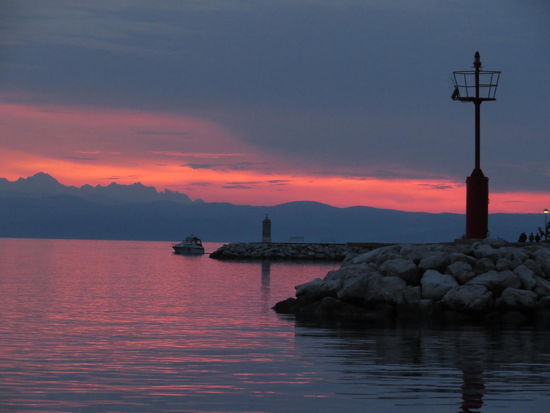 Abendstimmung in Podgroa