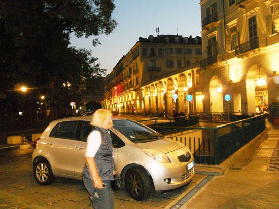 Abends in der Nähe unseres Hotels, es war noch angenehm warm