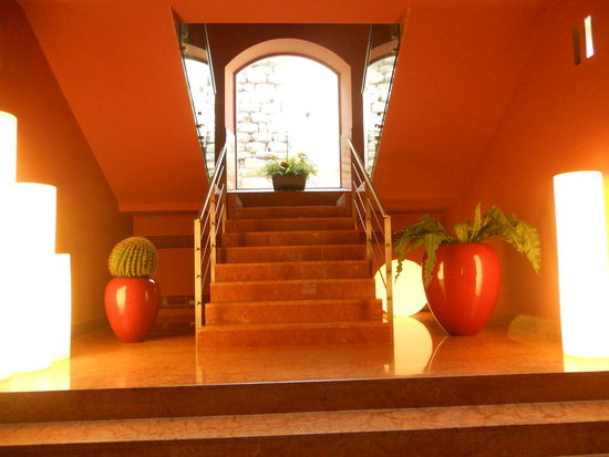 Im Hotel Porta Felice - modern, doch in einem alten Palazzo