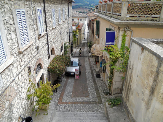 In Cascia muss man gut zu Fuss sein