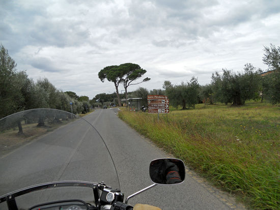 Auf dem Weg zurück zum Campingplatz.