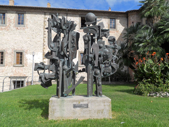 Castiglione del Lago mit interessantem Spruch - siehe unten