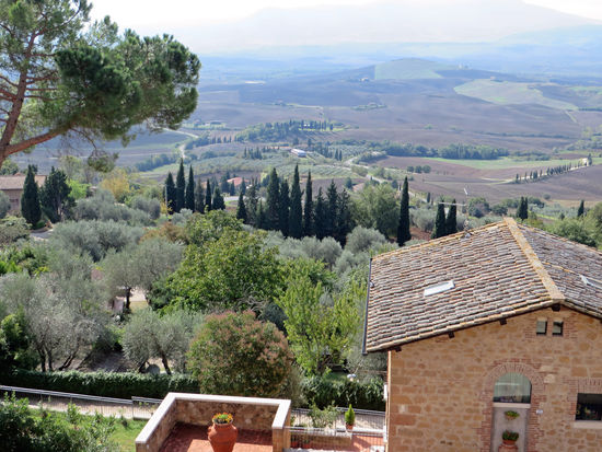 Blick vom Belvedere in Pienza