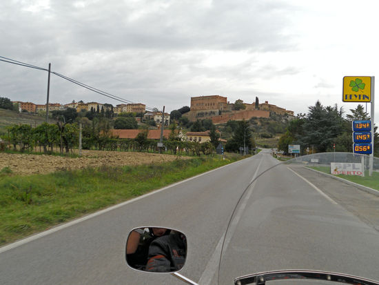 Blick auf San Giovanni d'Asso