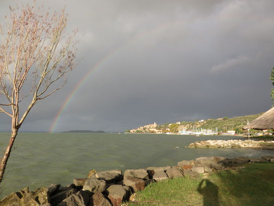 Regenbogen am Lago di Trasimeno