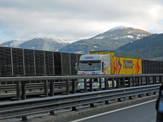Schnee auf den Bergen