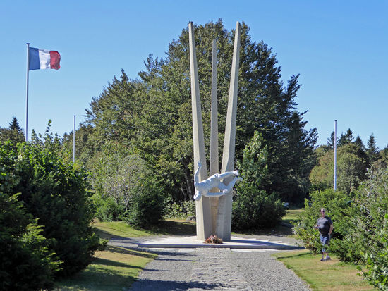 Ballon d'Alsace - Denkmal an die für Frankreich gestorbenen Minenräumer – Der Katapultierte Mensch