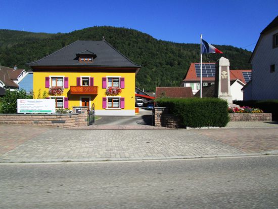 Schöne bunte Häuser