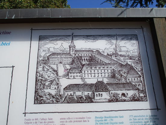 So riesig war die Abtei einmal ...