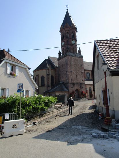 Buhl - neoromanische Kirche Saint Jean Baptiste aus dem 19. Jh.