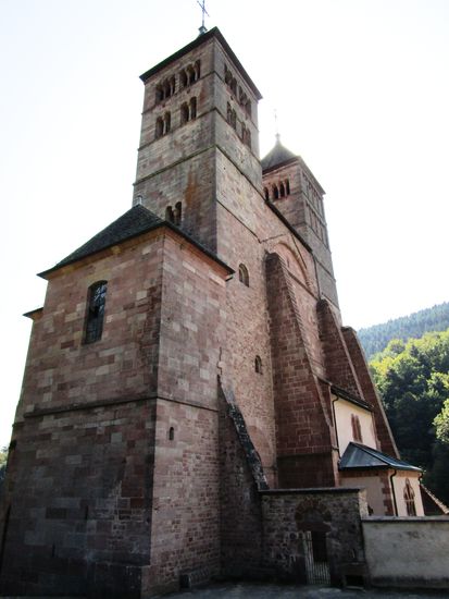 Hier erkennt man, wie klein die Kirche heute ist