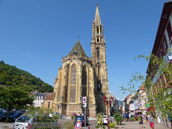 Thann - gotische Stiftskirche Saint-Thiebaut, 14./16. Jh.