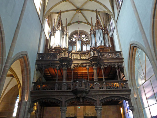 Thann - gotische Stiftskirche Saint-Thiebaut, 14./16. Jh.