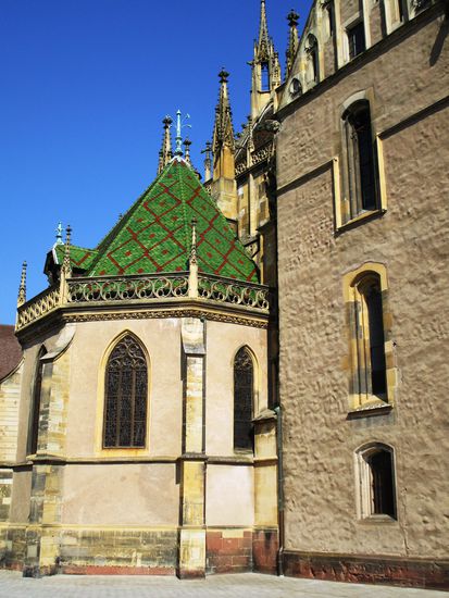 Thann - gotische Stiftskirche Saint-Thiebaut, 14./16. Jh.