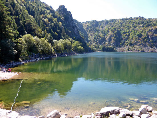Der weiße See – Lac Blanc – ist mit seiner Größe von 29 Hektar der größte See auf der Ostseite der Vogesen.