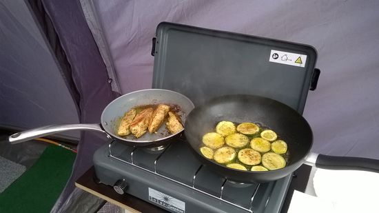 Abendessen - Huhn und Zucchini