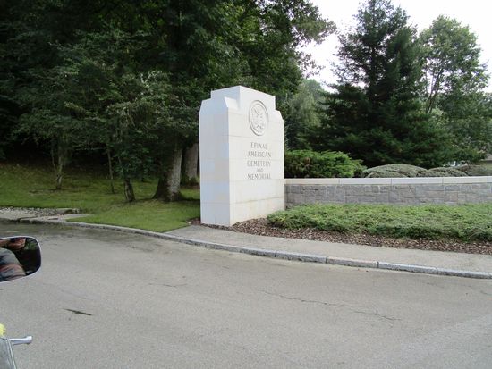 Wir kommen zum Epinal American Cemetery ...