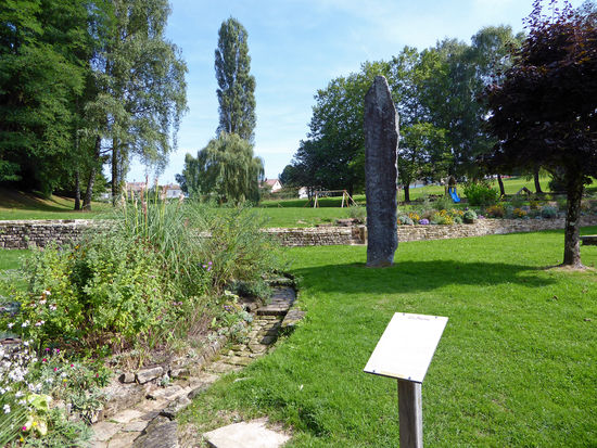 Source a la Saone (Quelle der Saone) in Viomenil
