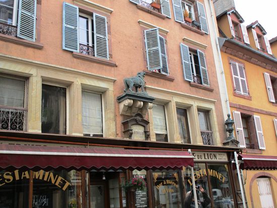 Der Löwe von Belfort ist überall präsent