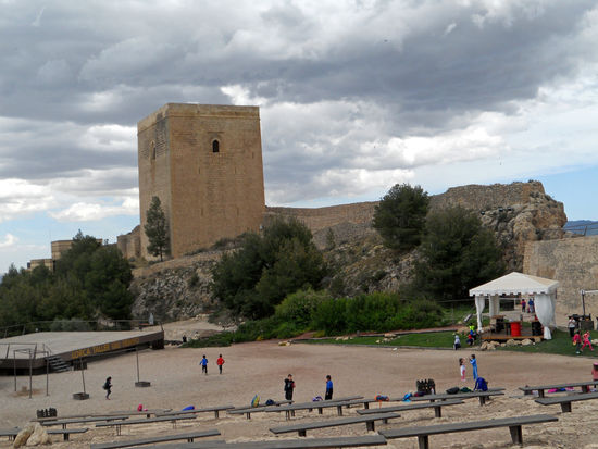 Der Torre Alfonsina verfügt über einen rechteckigen Grundriss. Seine drei Teile sind mit gotischen Gewölben bedeckt. Die Wände sind 4 m dick und fast 30 m hoch. Der Turm (13. Jh.) wurde im 15. Jh. wieder aufgebaut.