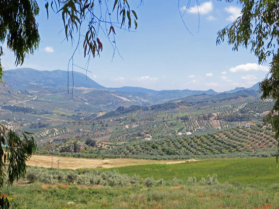 Blick von unserem Campingplatz