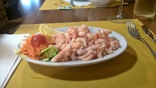 Trattoria di Nuova Speranza
frische Krabben mit Zitrone und Olivenöl
