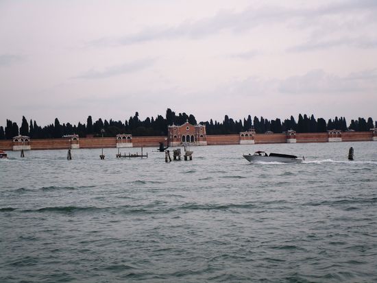 Blick auf San Michele, die Friedhofsinsel