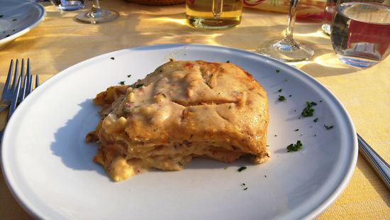 Fisch-Lasagne
