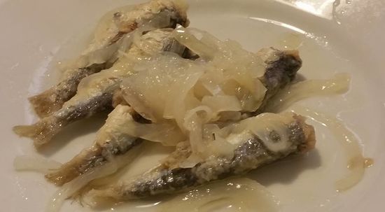 La Perla ai Bisati - Murano     Sarde in Saor