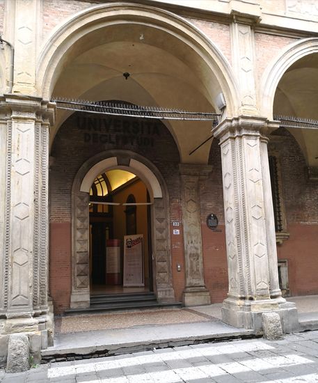 Der Palazzo Poggi ist ein Palazzo in der Via Zamboni. Er ist Sitz der Universität von Bologna und des Rektors der Universität.
Der Palazzo wurde als Wohnsitz von Alessandro Poggi und seinem zukünftigen Bruder Kardinal Gio-vanni Poggi errichtet, zwischen 1549 und 1560. Der Entwurf und das Design wird Pellegrino Tibaldi zugeschrieben. Tibaldi, ein gebürtiger Maler aus Bologna, in Rom lebend, kehrte 1555 nach Bologna zurück und malte Fresken für den Kardinal im Palazzo und in der Familienkapelle. Die Fresken gelten als Meisterwerk Tibaldis.