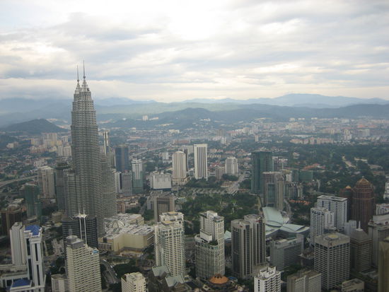 Aussicht aus dem KL Tower