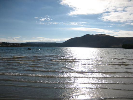 Blick auf den Lake Tekapo