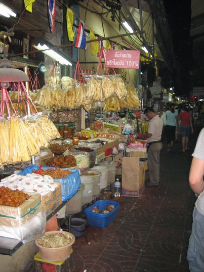 In Chinatown, wir waren leider etwas spaet da