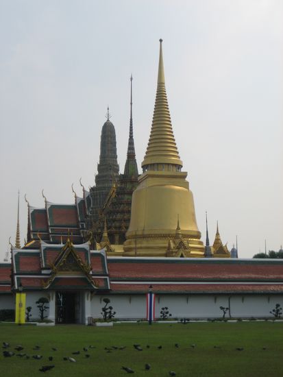 Im Garten des Koenigspalasts - drin waren wir aber nicht