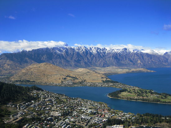 Blick auf Queenstown