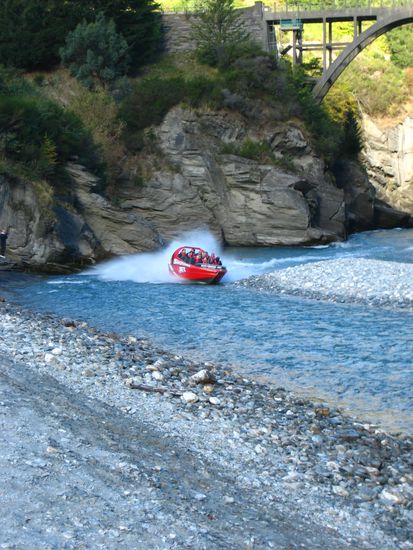 Ich bin Shotover Jet gefahren!