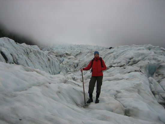 Auf dem Fox Gletscher
