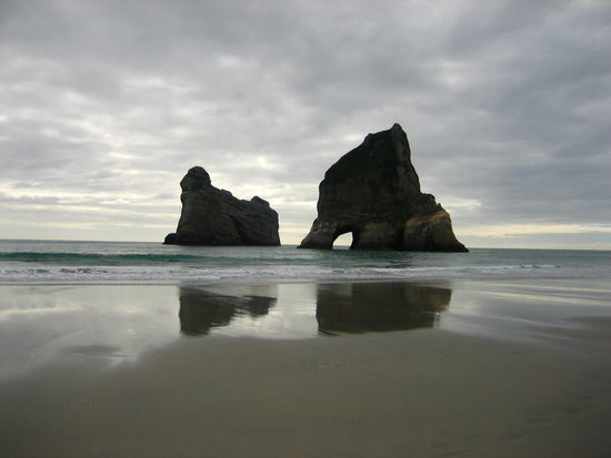 Wharariki Beach