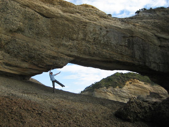 Tolle Felsformationen und ich mittendrin