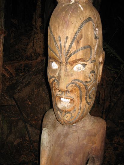 Maori Statue