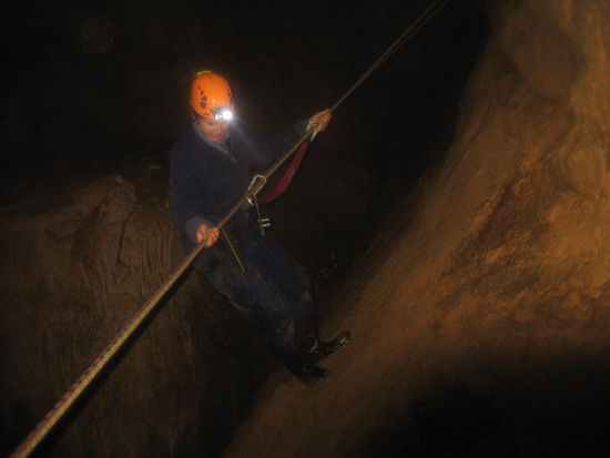 Traversing - schwer konzentriert 