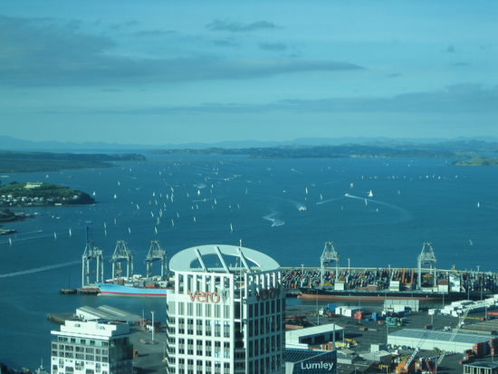 Warum Auckland wohl City of Sails heisst???