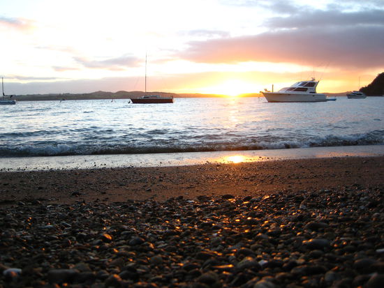 Sonnenuntergang in Russel