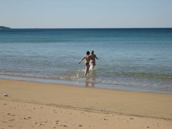 Am Manly Beach war ich noch schnell schwimmen - ohne Hai 