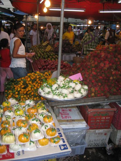 Nachtmarkt in Krabi - lecker!!!