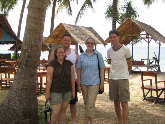 Colleen, Matt, ich, Andreas (v.l.)