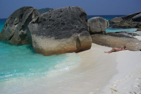 relaxing pur! (ok was woscht me, hammer beach hamme atmosphre und aes hammer bienechen im schneewiese Sand)