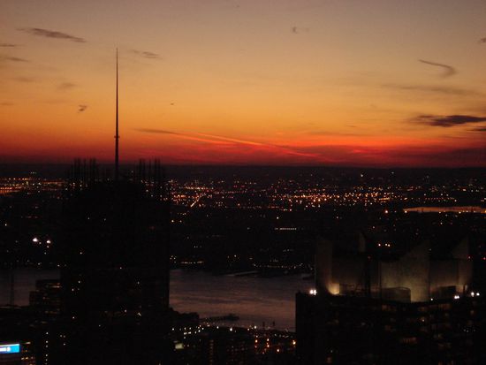 kurz nach dem Sonnenuntergang