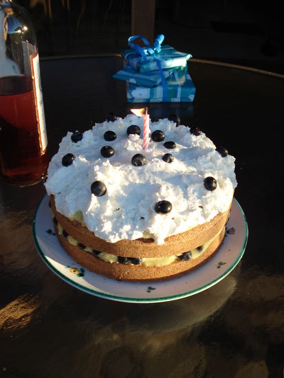 mein Geburtstagskuchen + Geschenk 