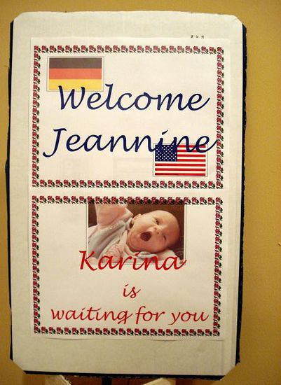 mein Willkommensschild,